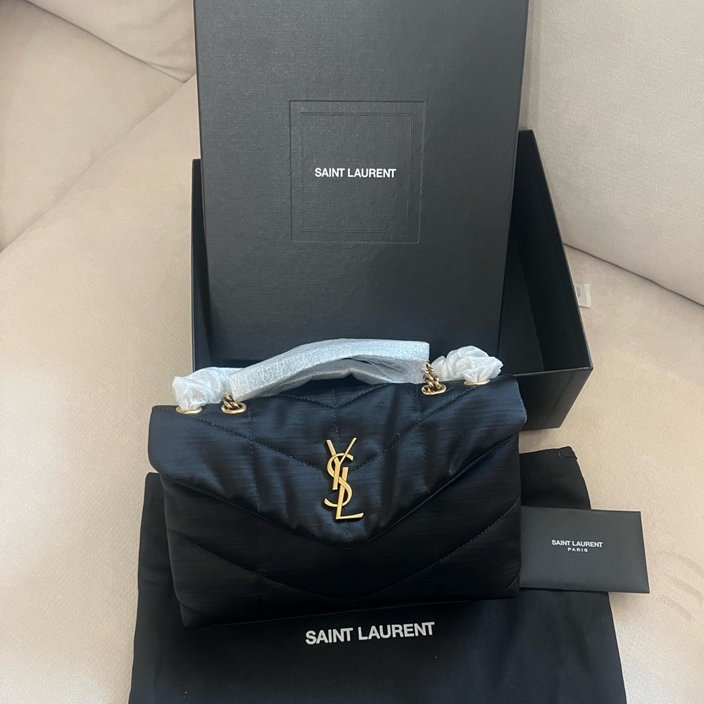 Brand new YSL satin bag - Lou puffer toy bag